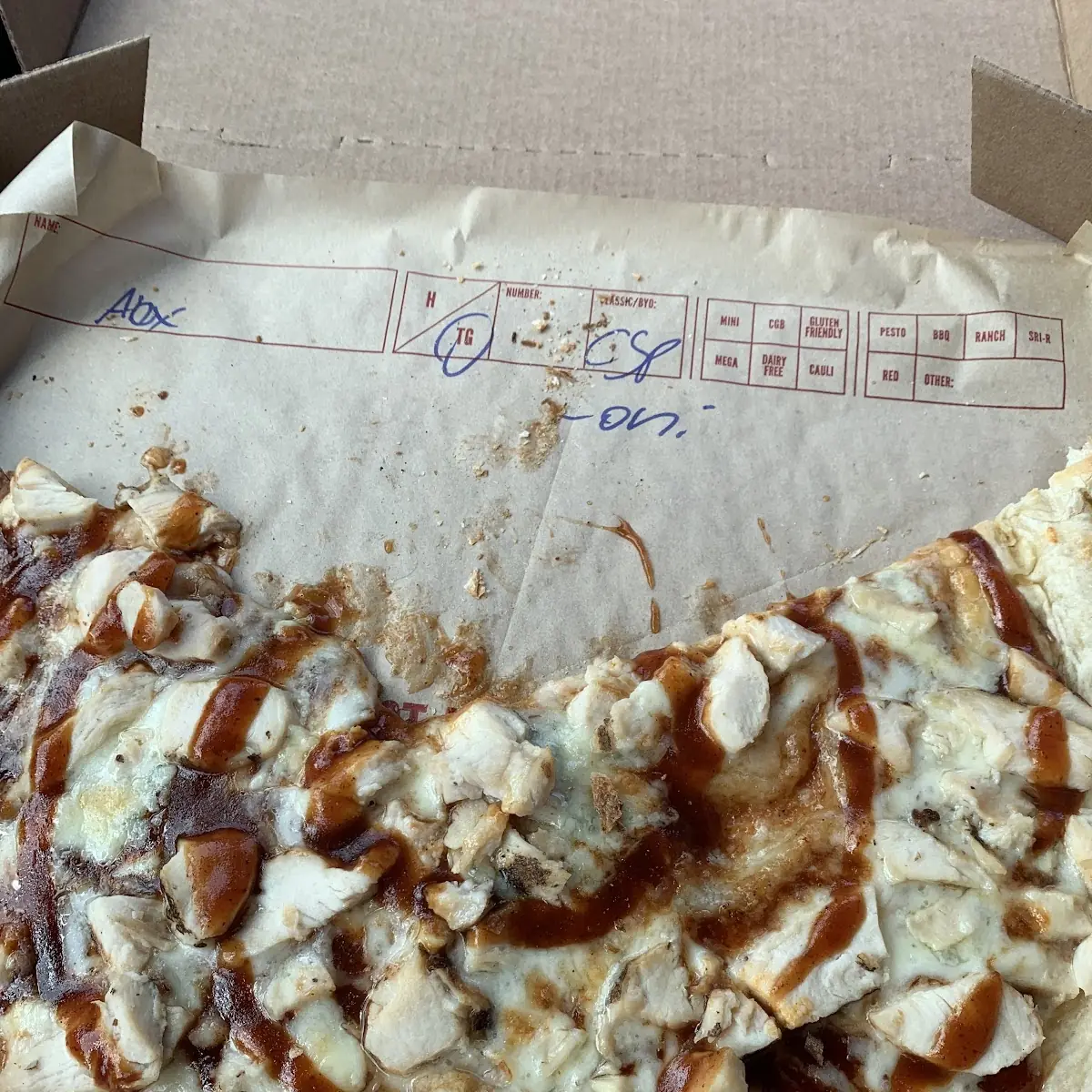 BBQ Chicken Pizza
