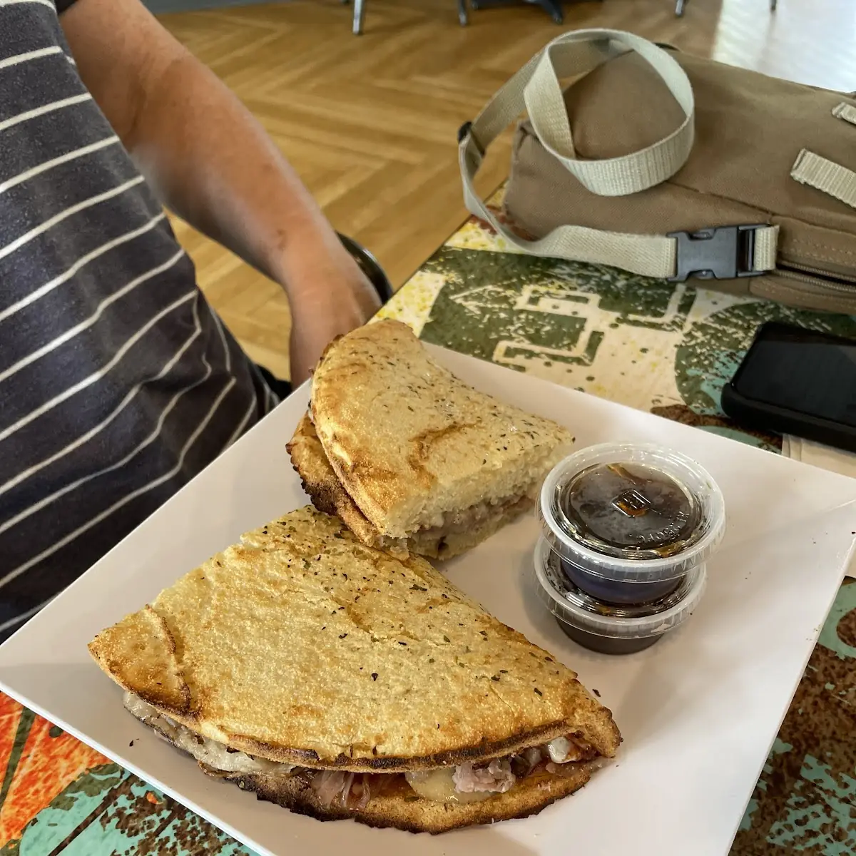 French Dip Calzone