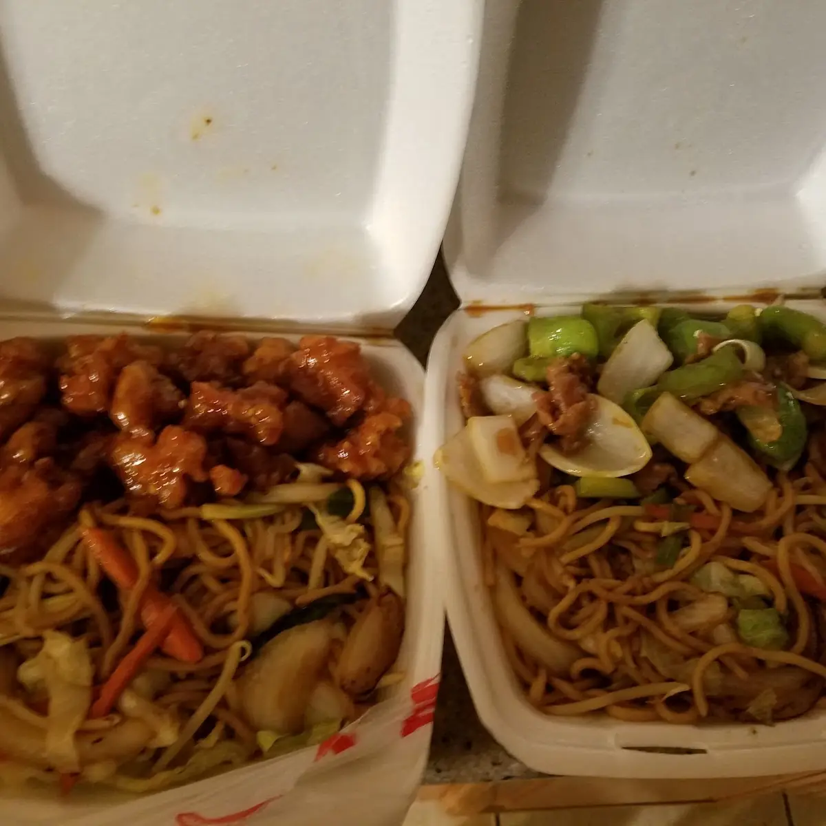 Orange Chicken Chicken Chow Mein