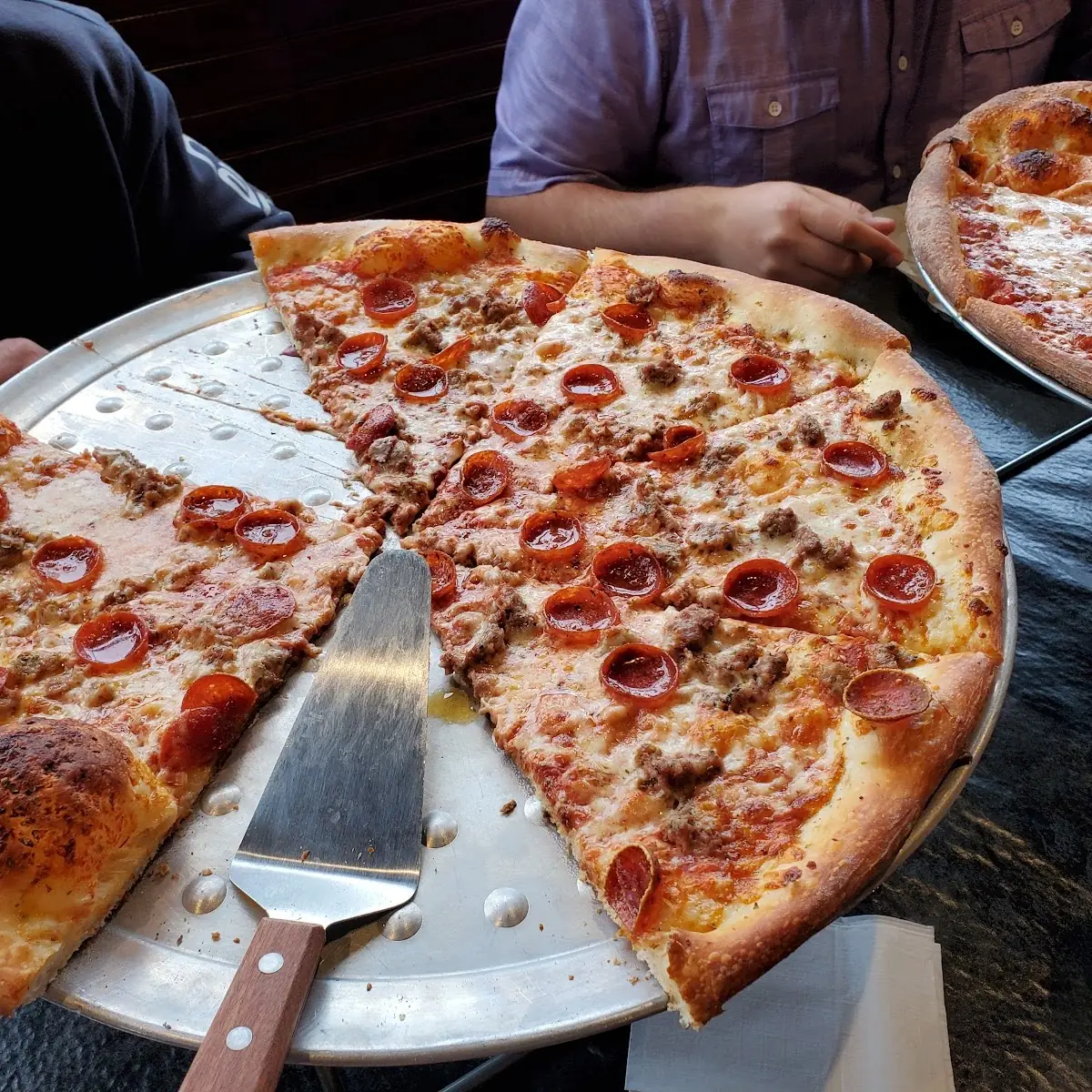 Pepperoni and Sausage Pizza