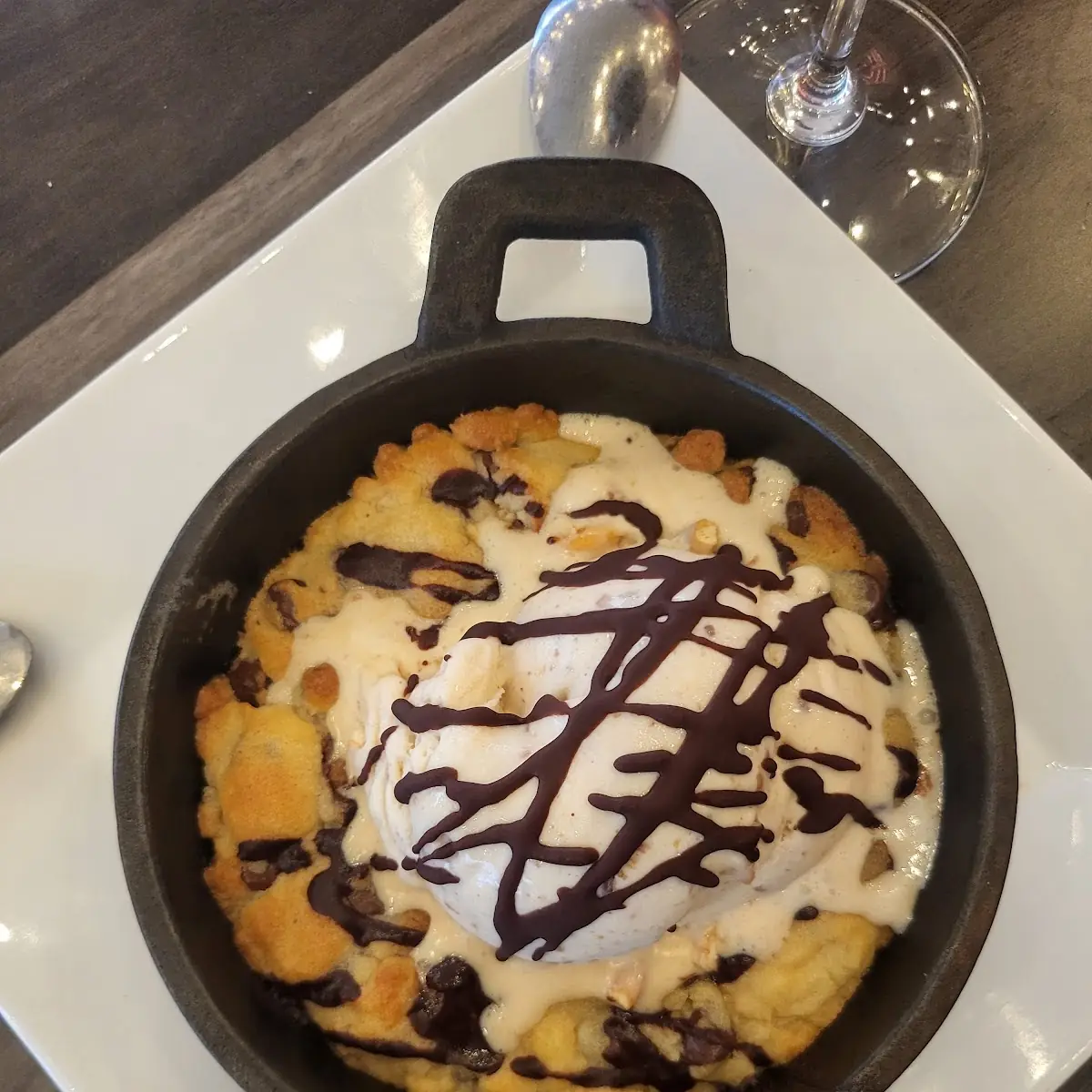 Skillet Chocolate Chip Cookie