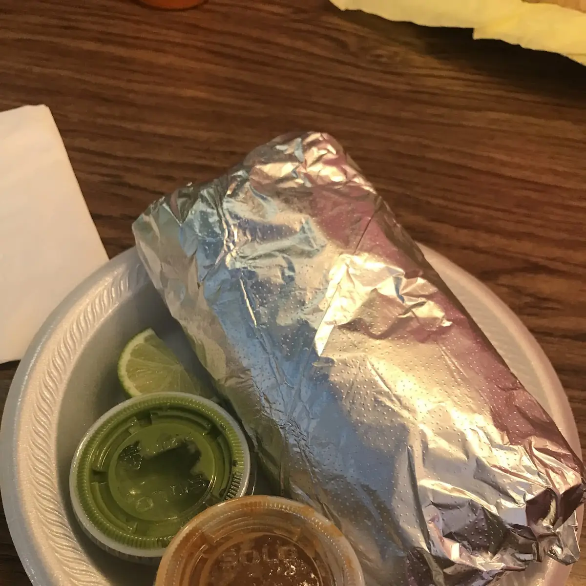Rice, Bean And Cheese Burrito