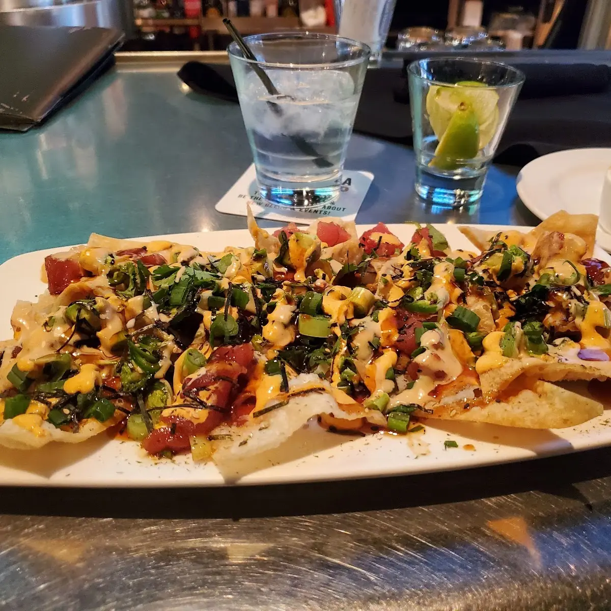 Ahi Poke Nachos