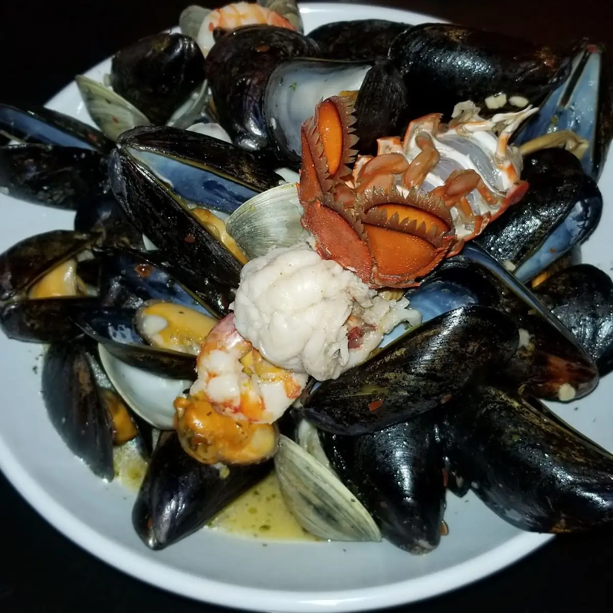 Mussels and Lobster Tail