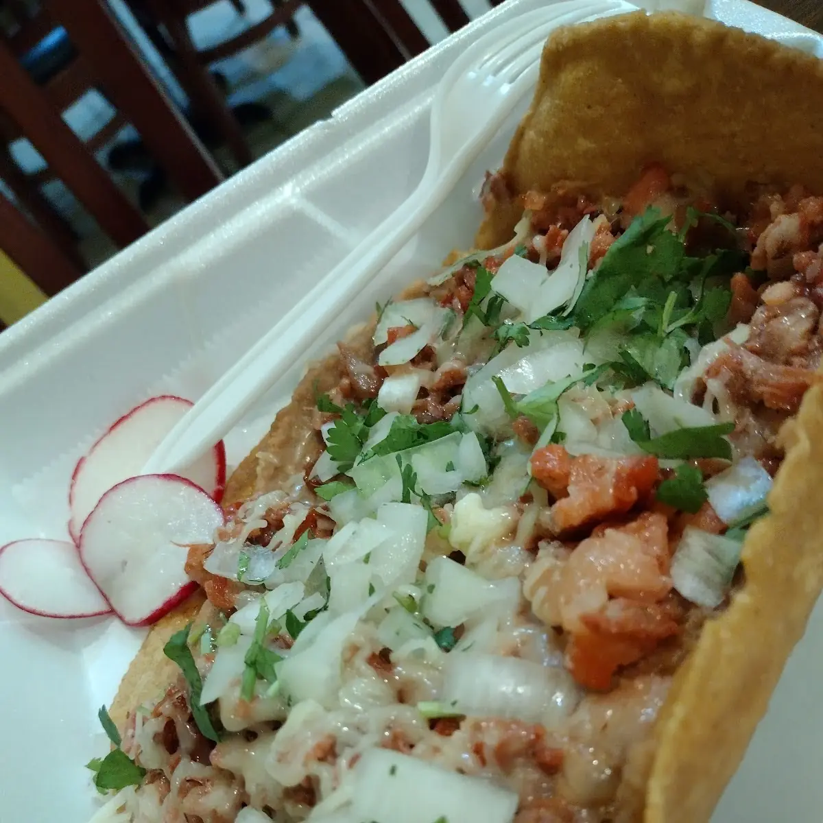 Huarache De Chicharron Prensado