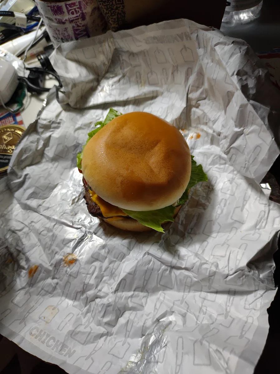 Bacon Cheeseburger Looks Like a Children's Portion