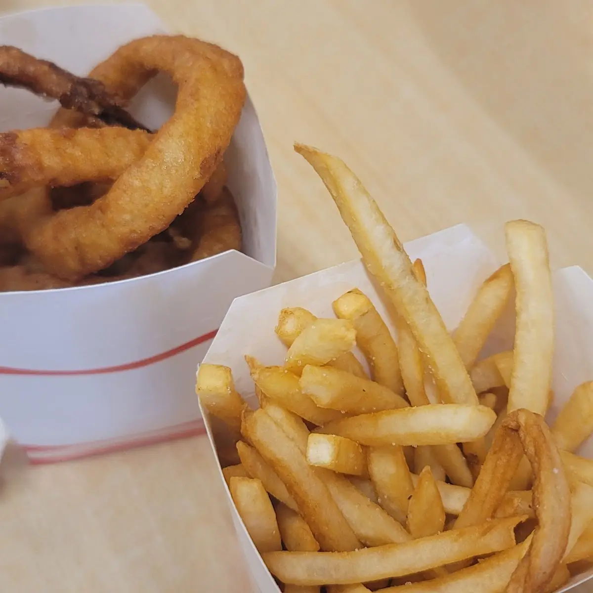 Fries or Onion Rings