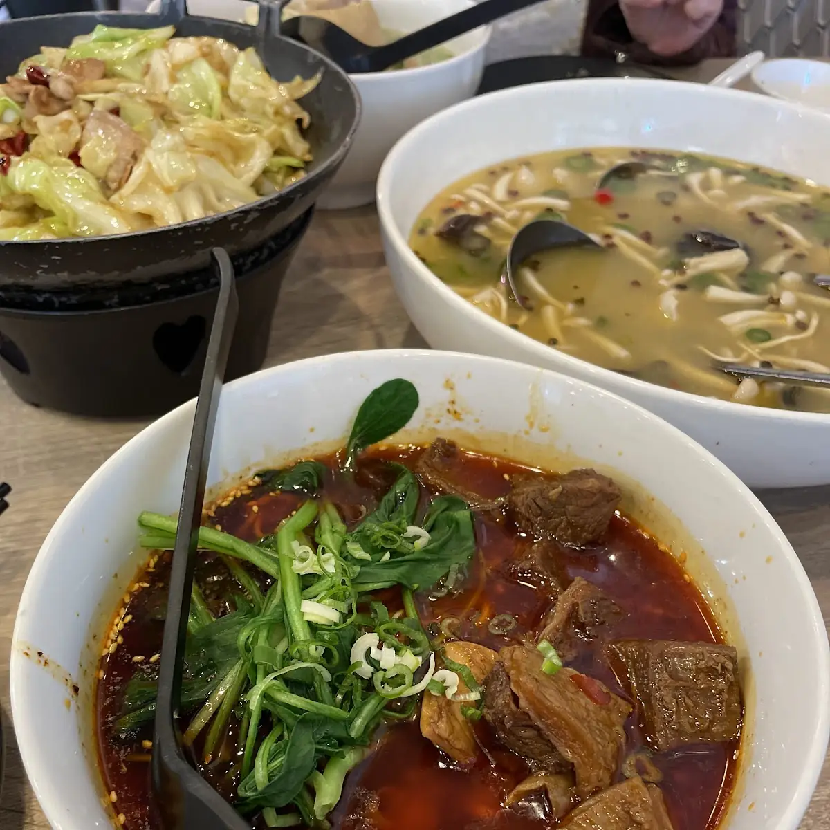 Black Beef Noodle Soup Spicy