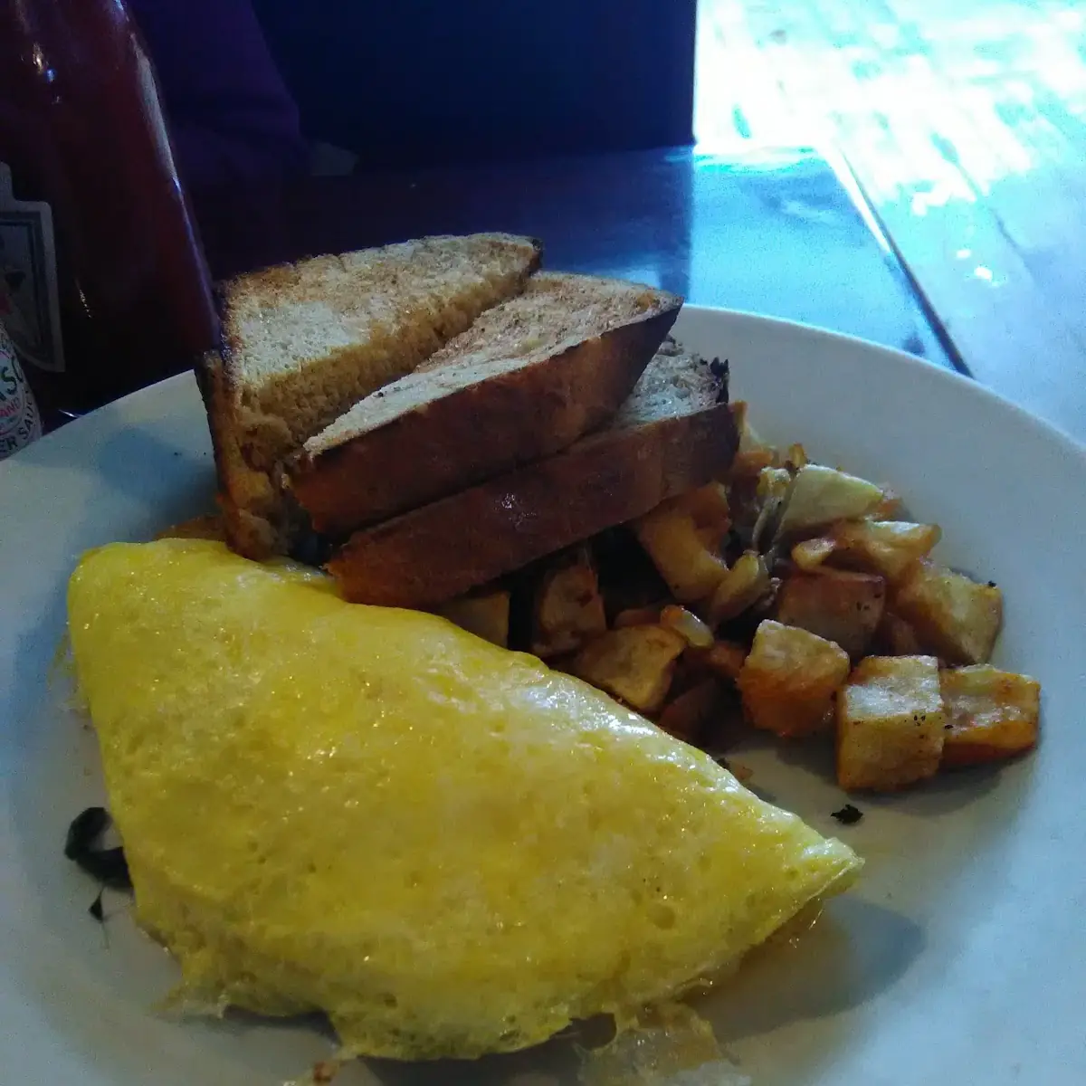 Ricotta Cheese and Spinach Omelette