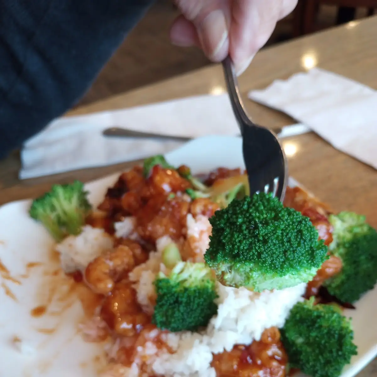 V7. Broccoli w. Garlic Sauce