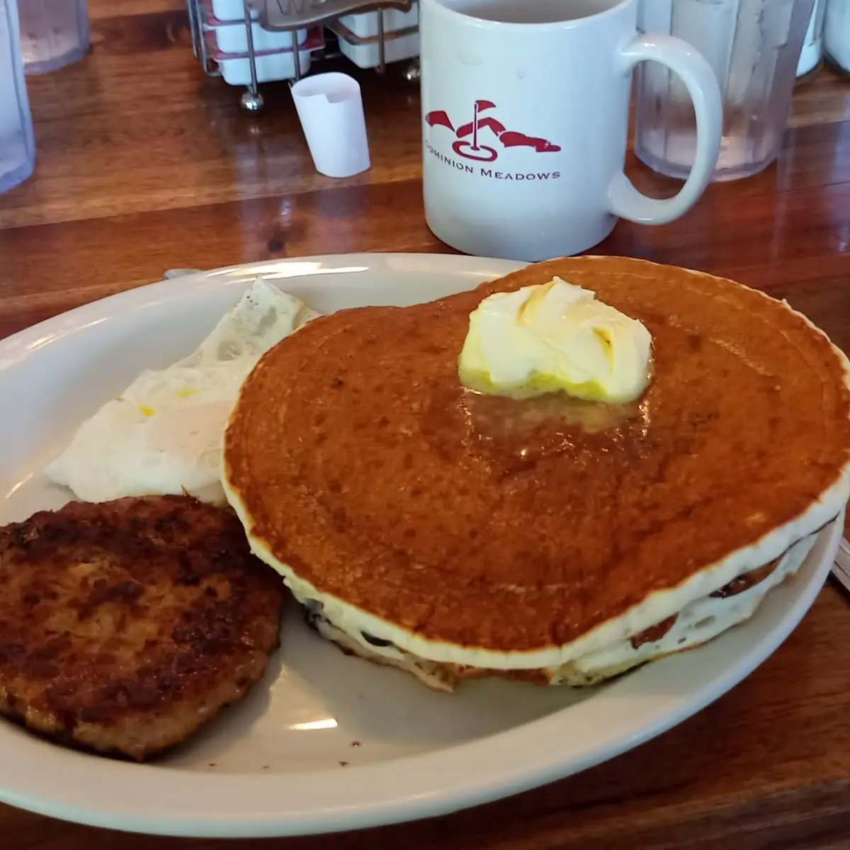 Blueberry Pancake Breakfast