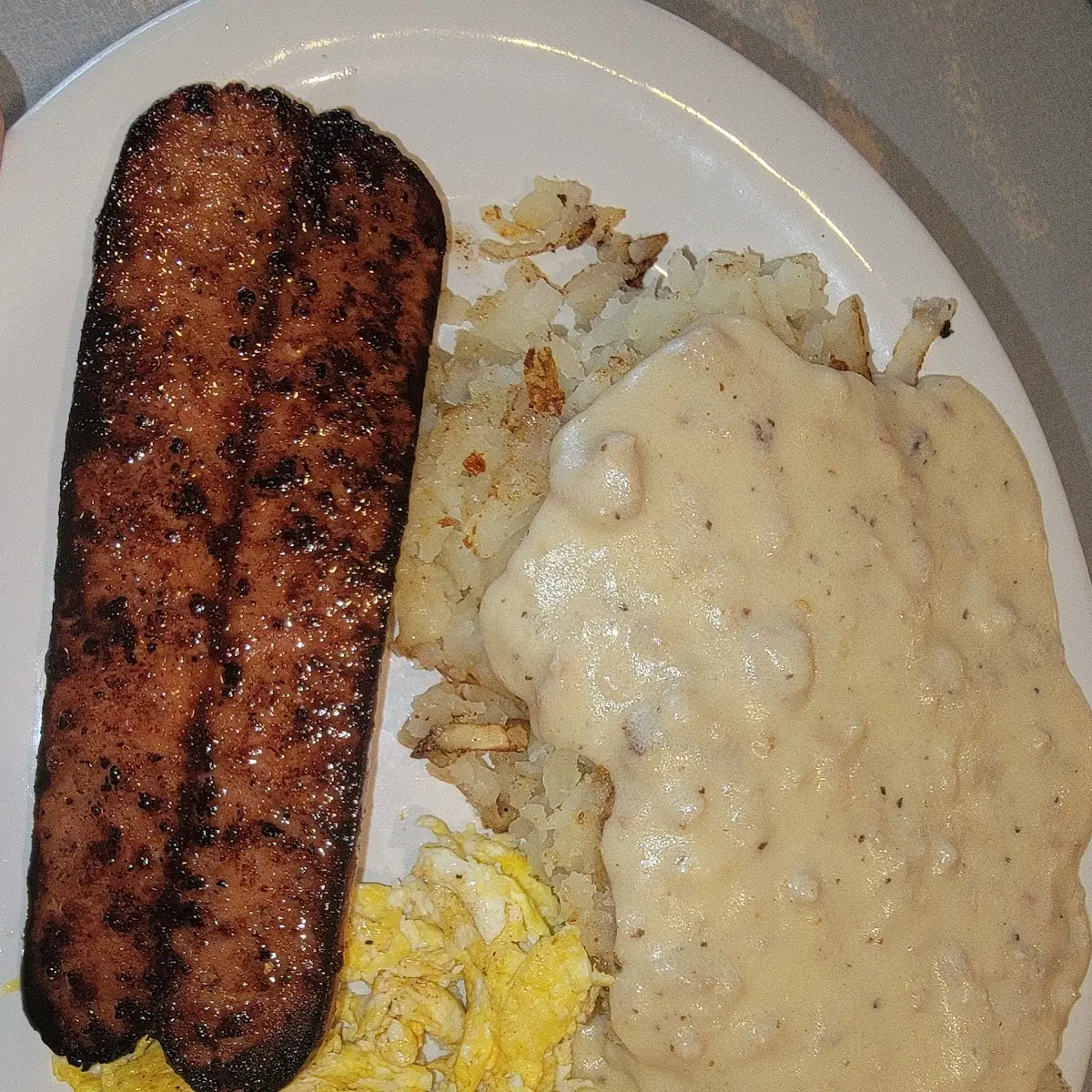 Sausage Scrambled Eggs