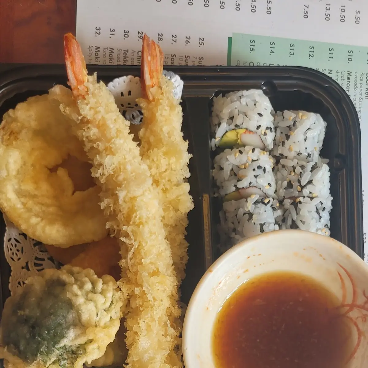 Shrimp Tempura Bento Box