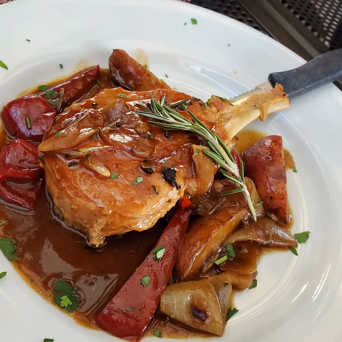 Pork Chop with Semi Glaze Sauce