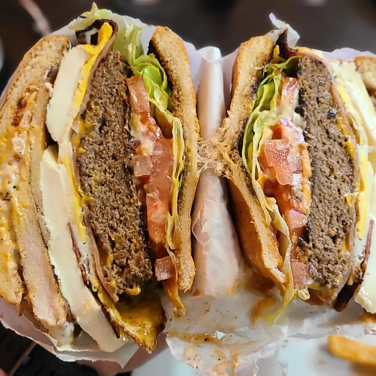 Venezuelan Cheese Burger