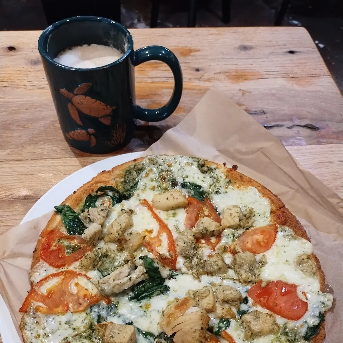 Chicken Pizza Lunch