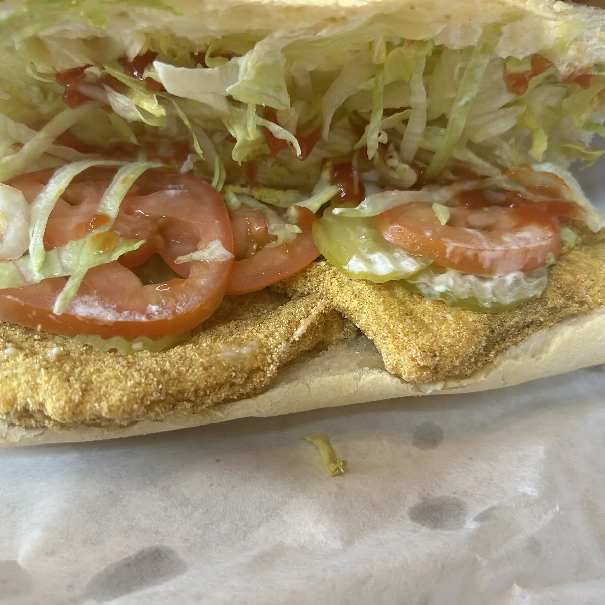 Fried Fish PO Boy