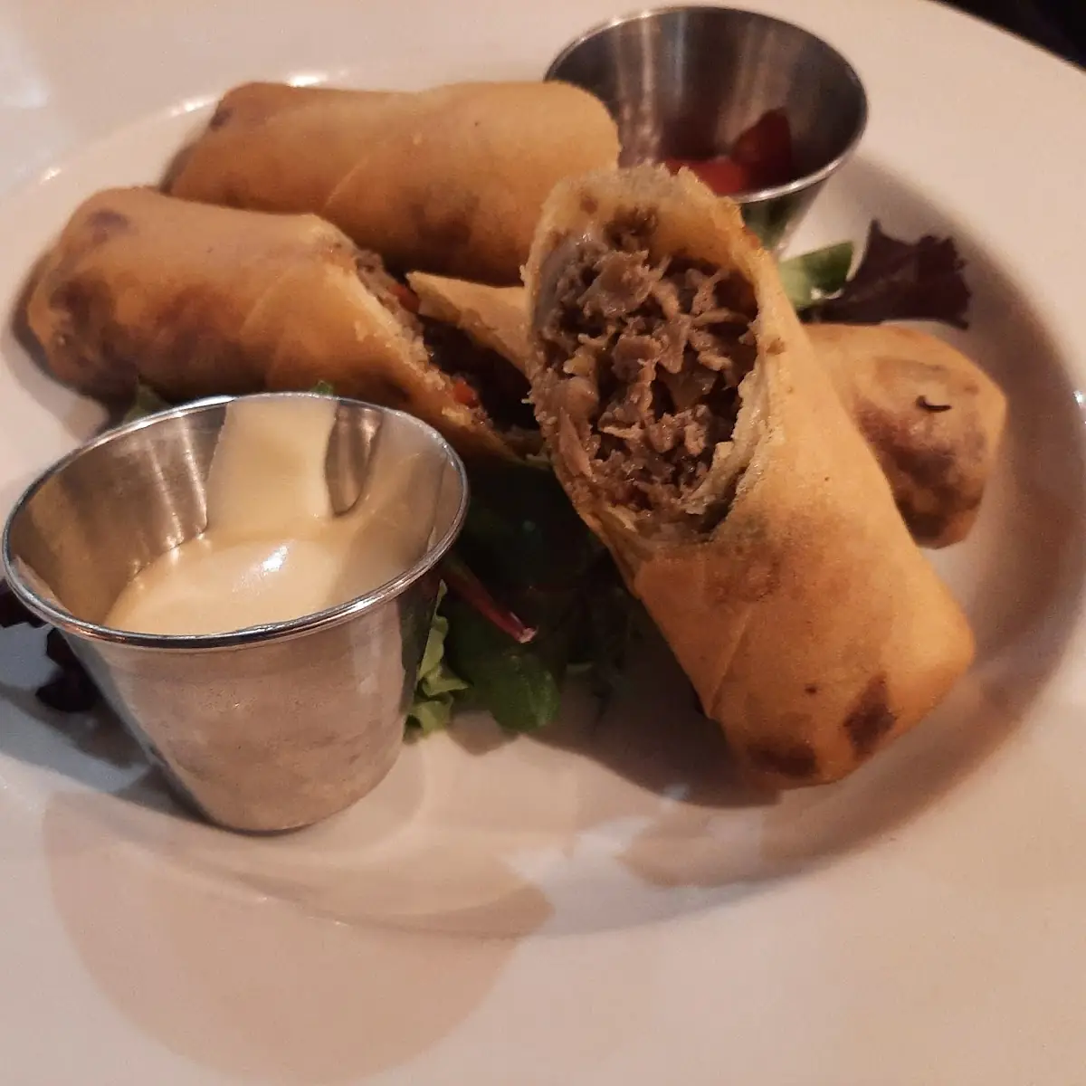 Cheesesteak Spring Rolls
