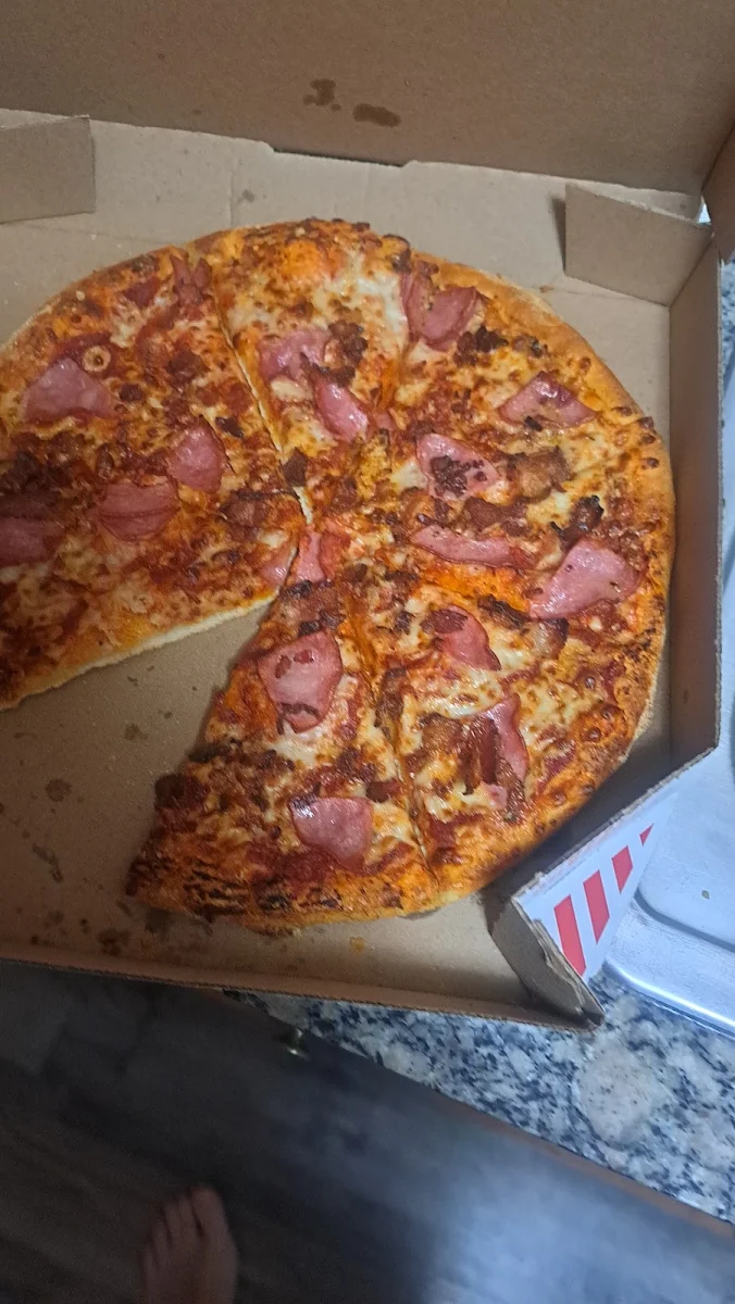 Ham and Bacon Pizza