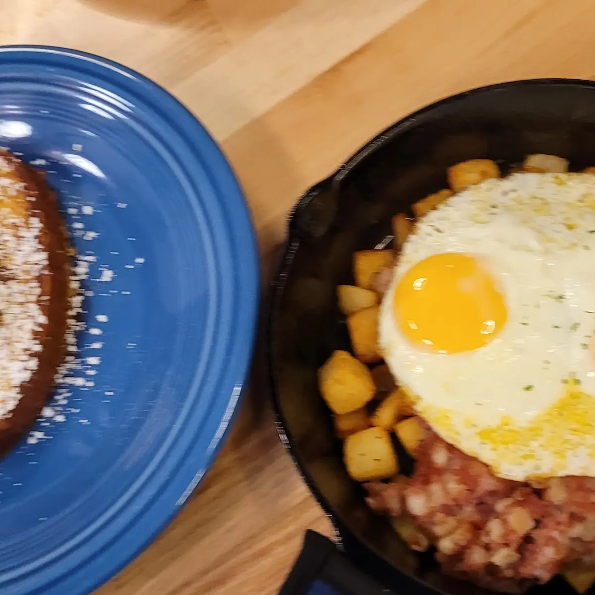 Beef Hash Skillet One French Toast