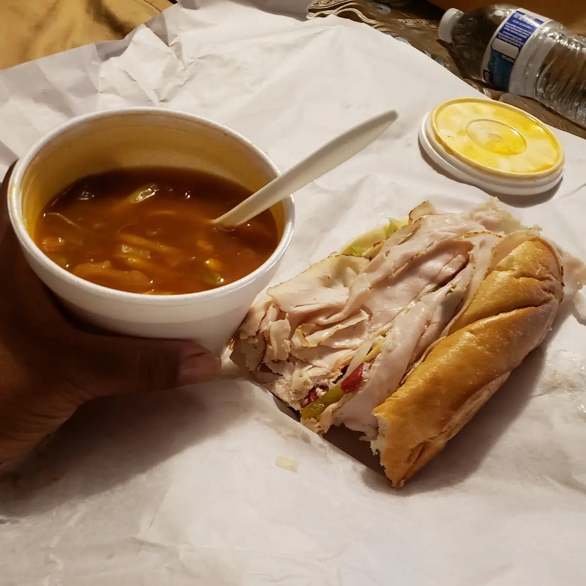 Soup and Hoagie