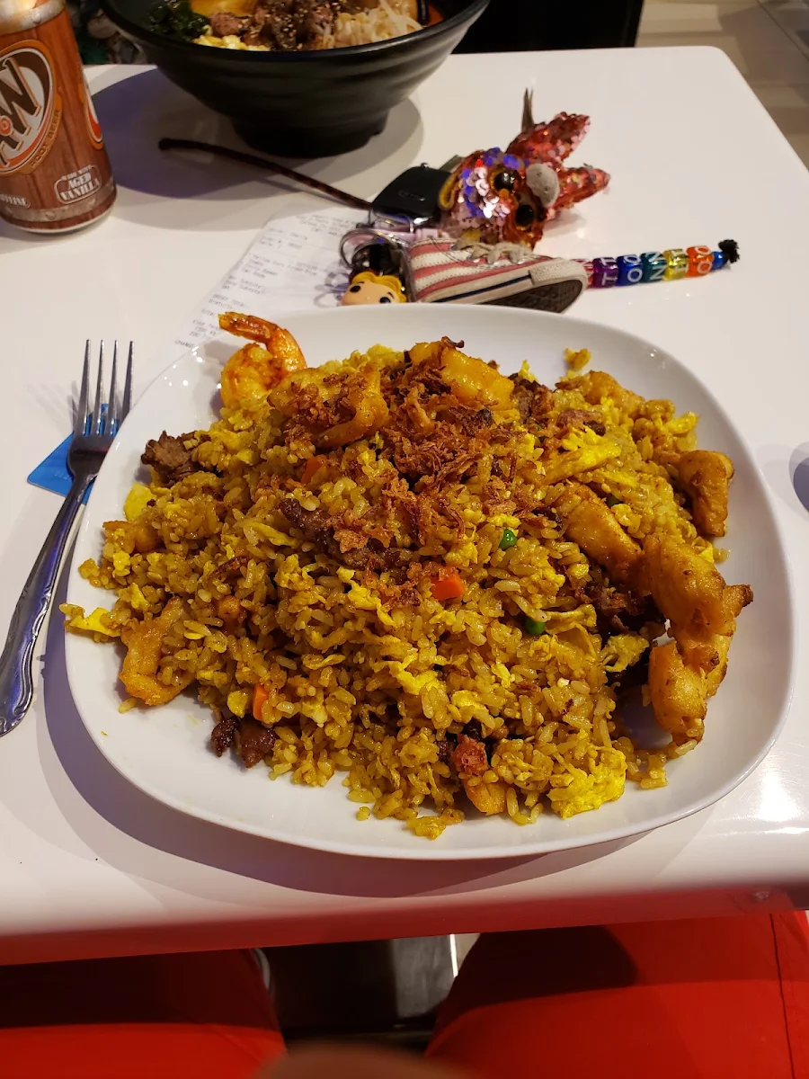 Yellow Curry Combination Rice