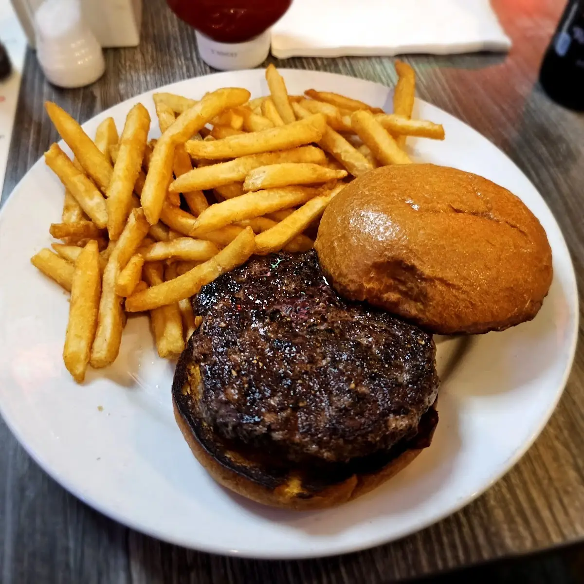 Burger and Fries