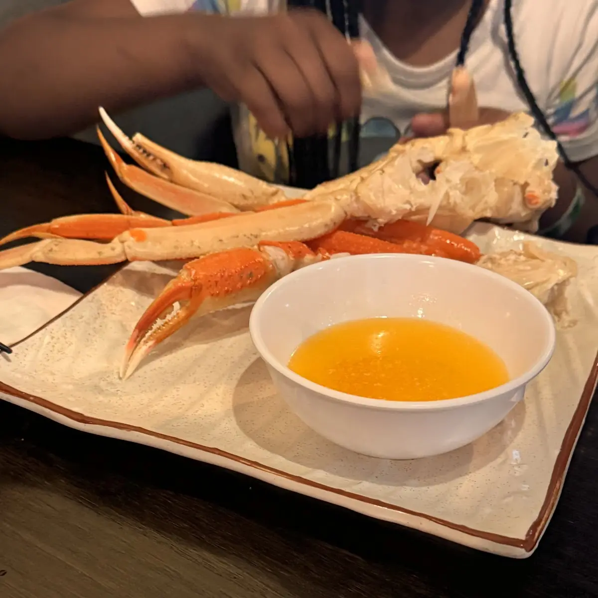 Steamed Snow Crab Legs