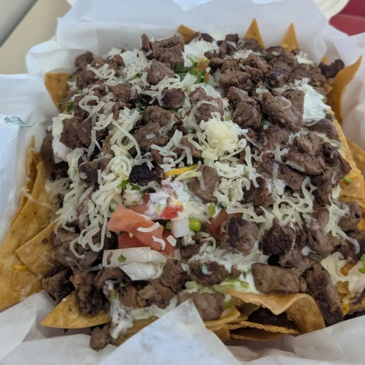Carne Asada Nachos Supreme