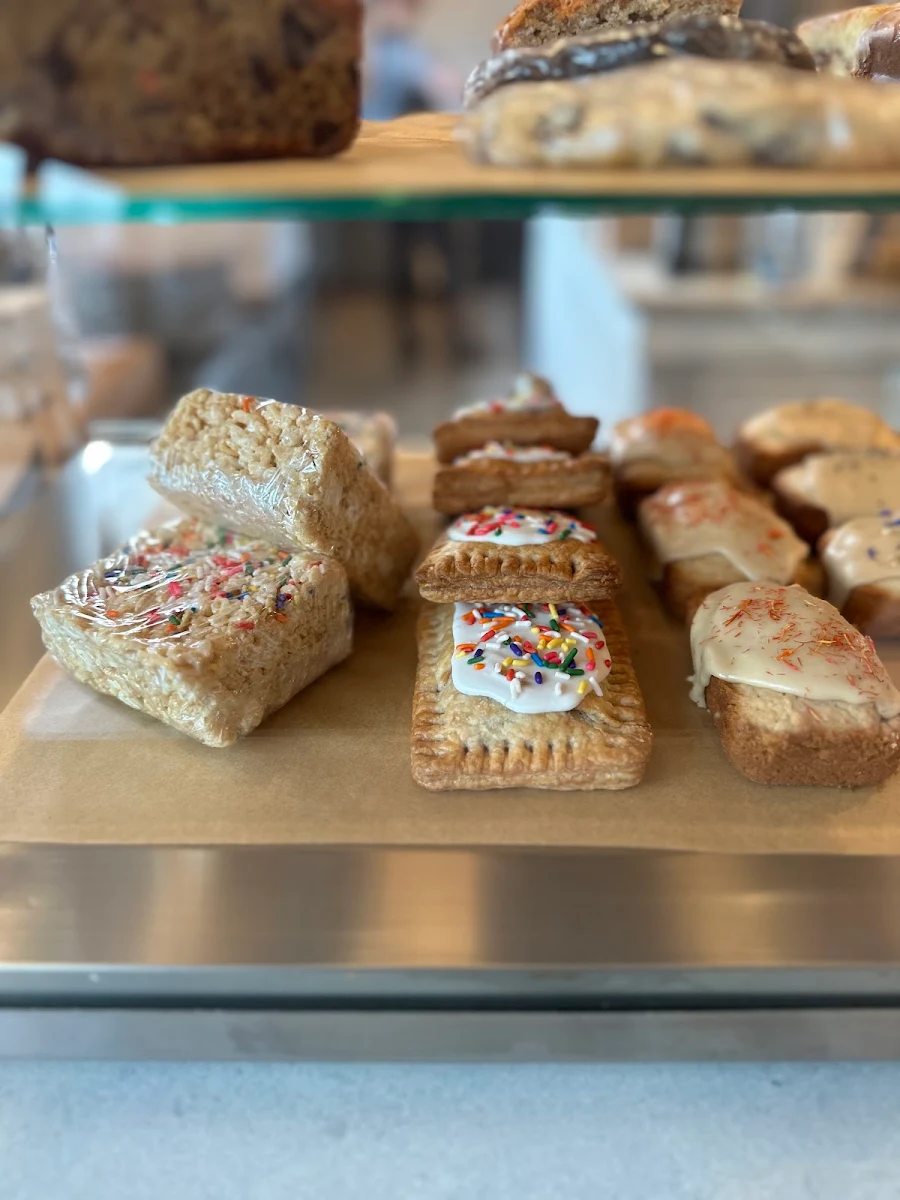 Pastries with Pop Tart Rice Krispy and Vegan Options as Well