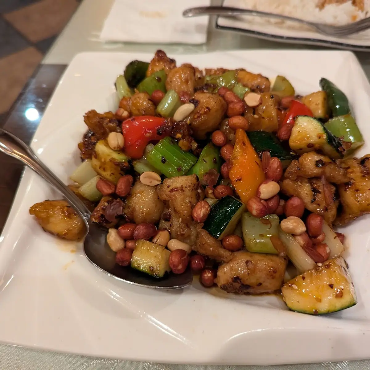 Spicy Kung-Pao Chicken Peanuts
