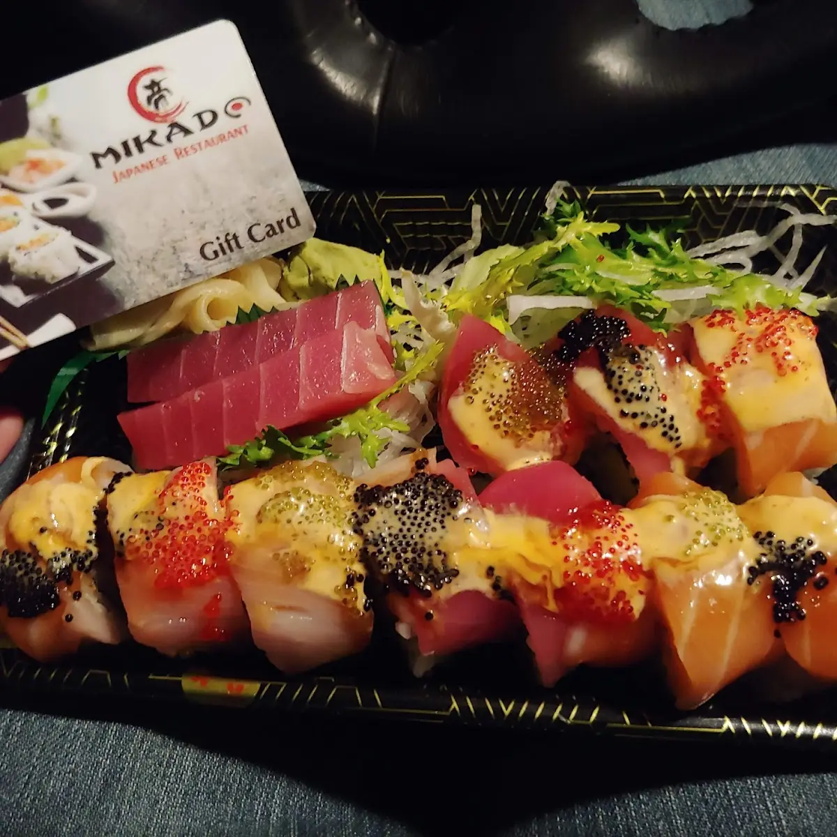 Thai Pham Special and Tuna Sashimi