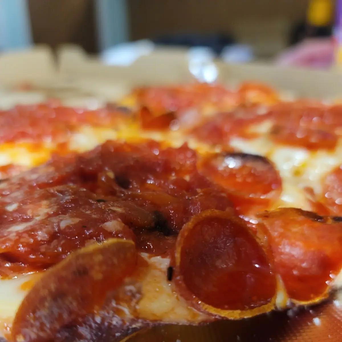 Deep Dish Pepperoni Pizza