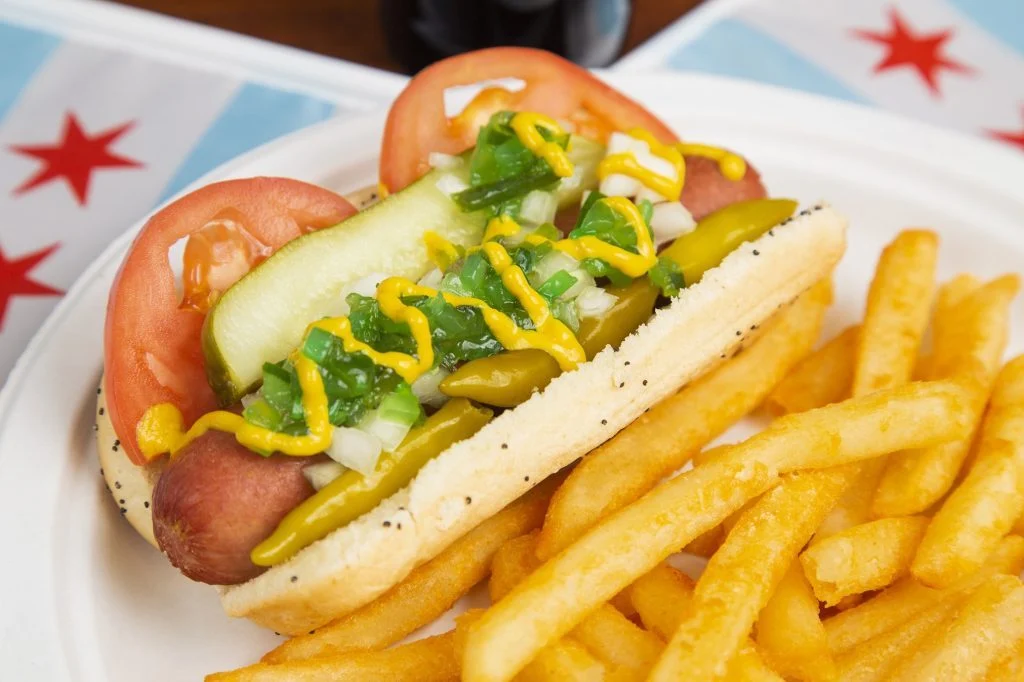 Chicago-Style Vienna Hot Dog