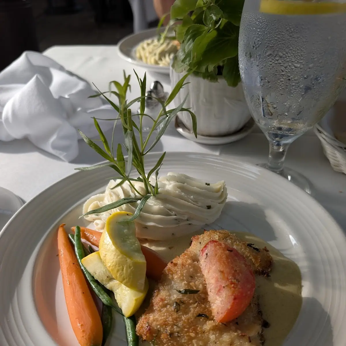 Petite Tarragon Crusted Chicken