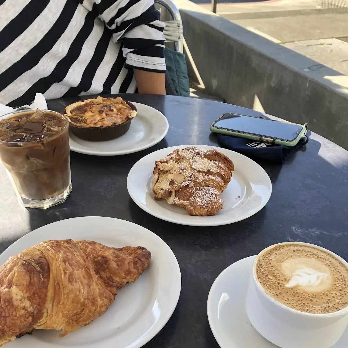 Almond Croissant Cappuccino