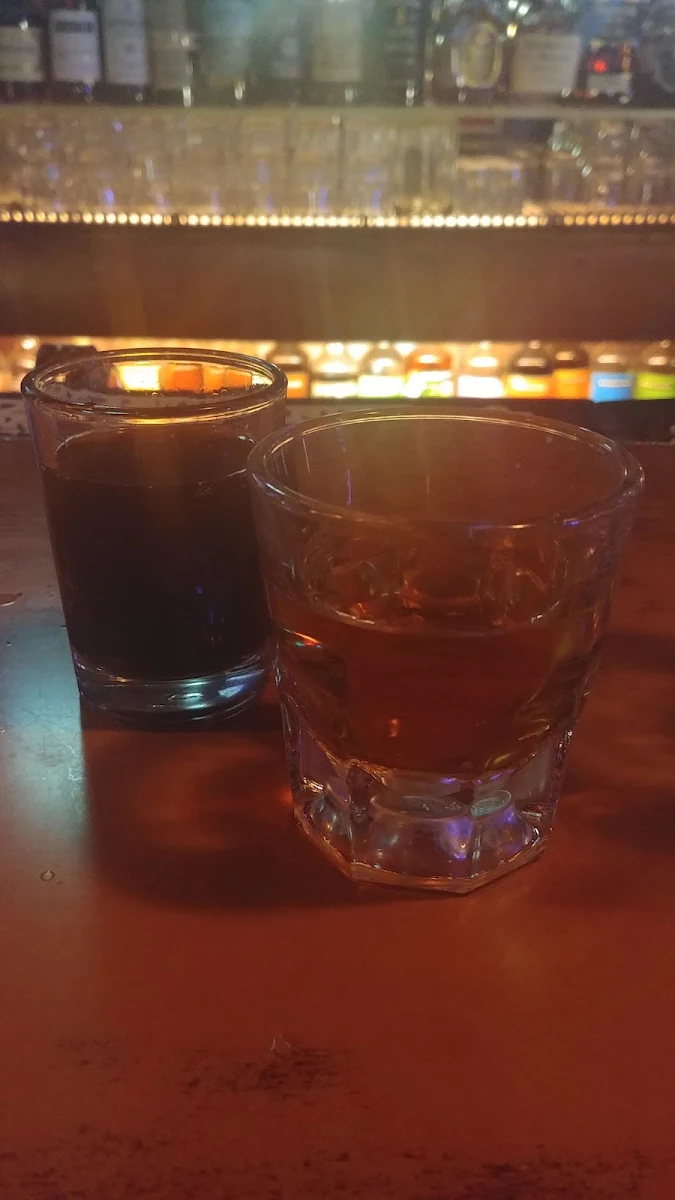 Jameson Irish Whiskey with a Coke Back