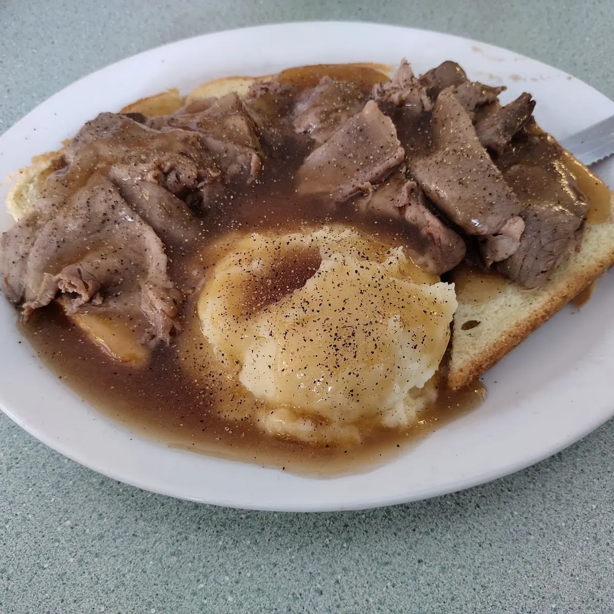 Hot Beef Sandwich