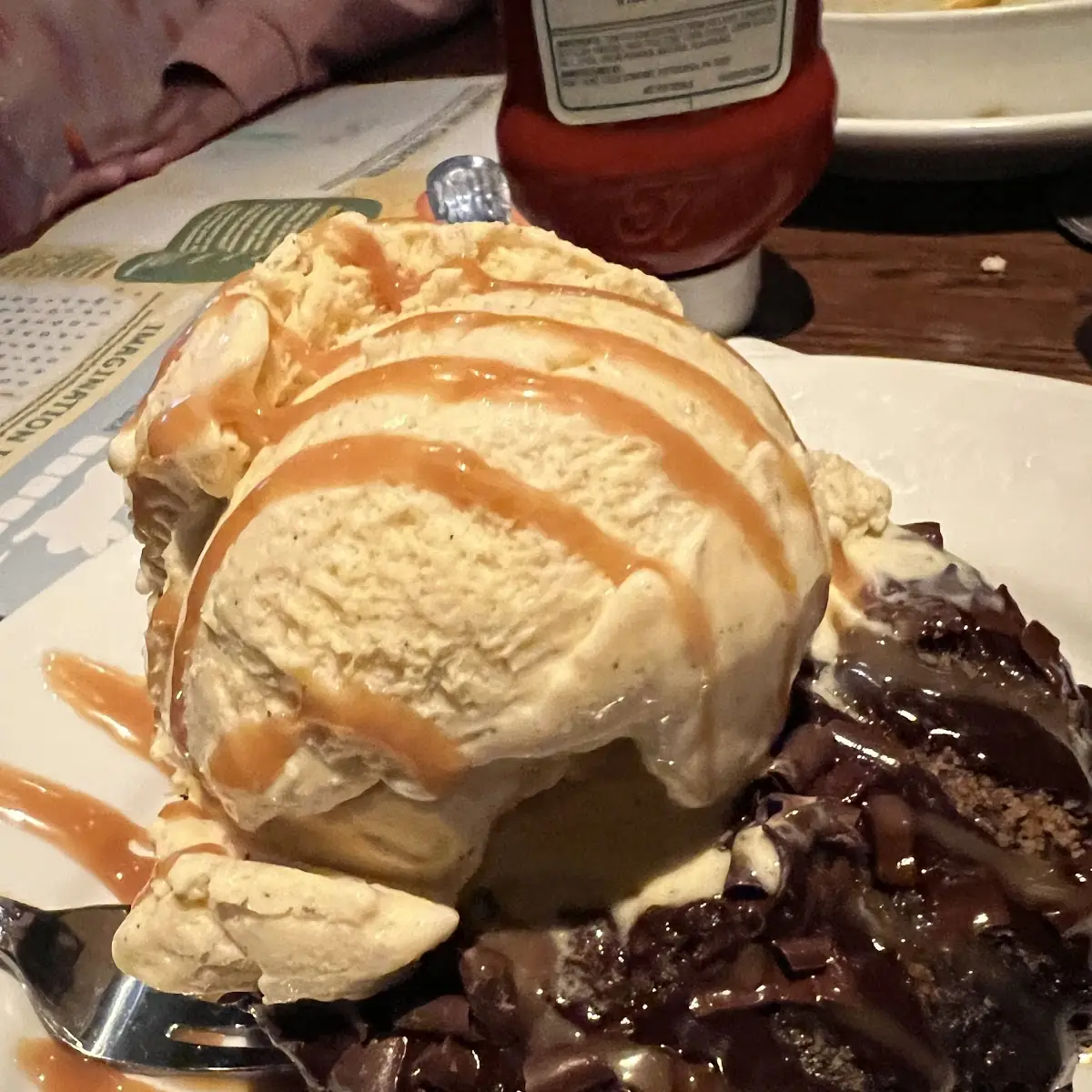 Molten Lava Cake with Ice Cream