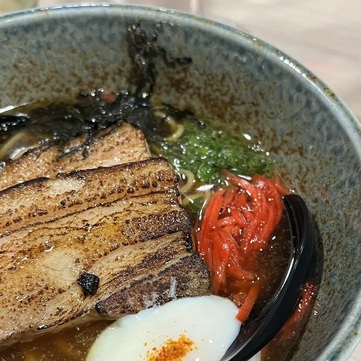 Pork Belly Ramen with Soft Boiled Egg
