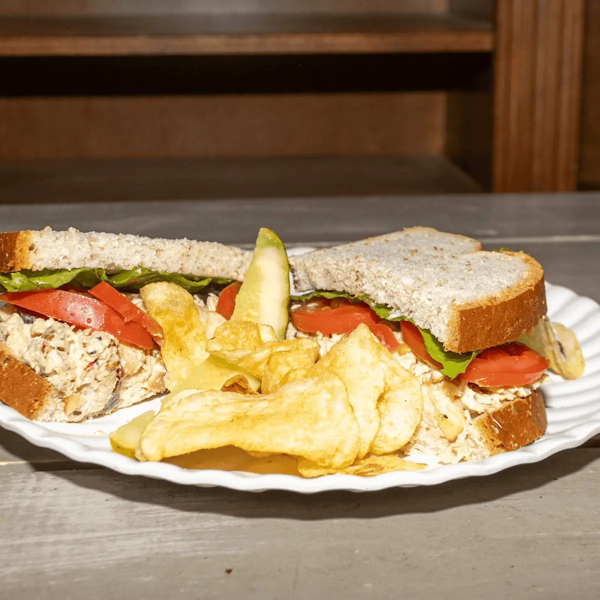 Smoked Chicken Salad Sandwich