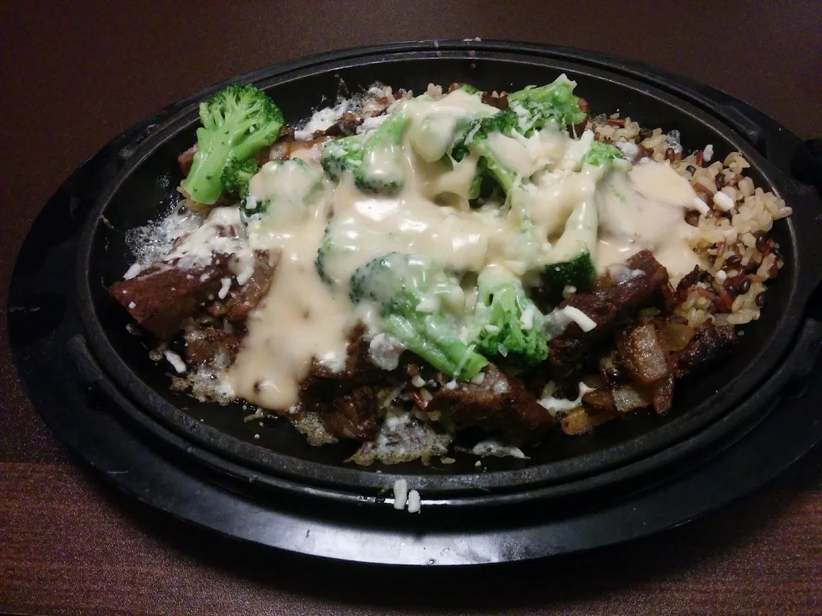 Prime Rib and Broccoli Skillet, Denny's Restaurant Abbotsford - Mt. Lehman
