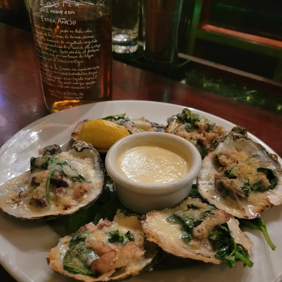 Oysters Rockefeller