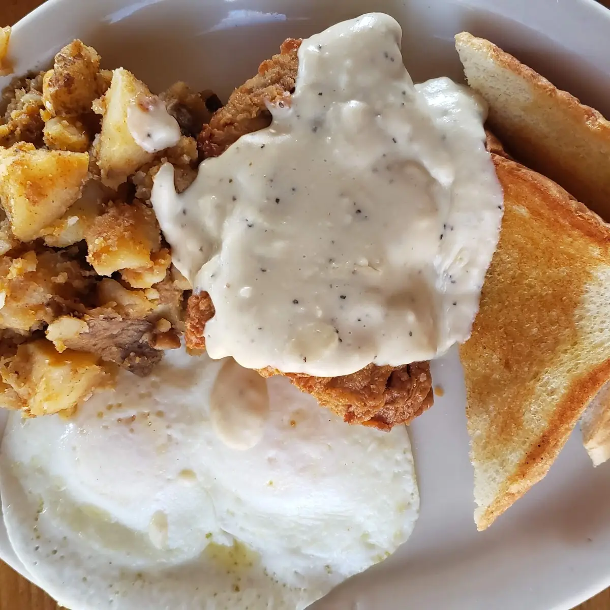 Chicken Fried Steak & Eggs