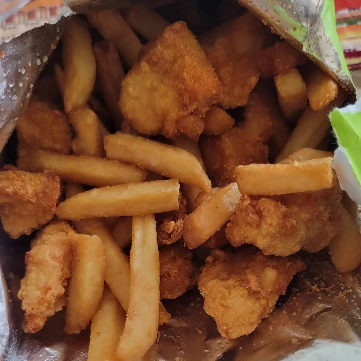 Chicken Nuggets and Fries Big Boy