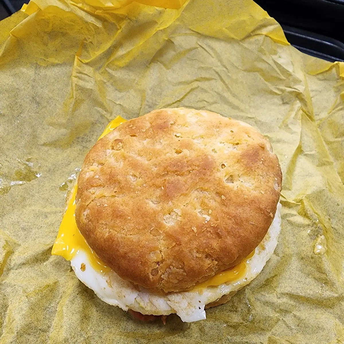 Biscuit with Egg & Cheese