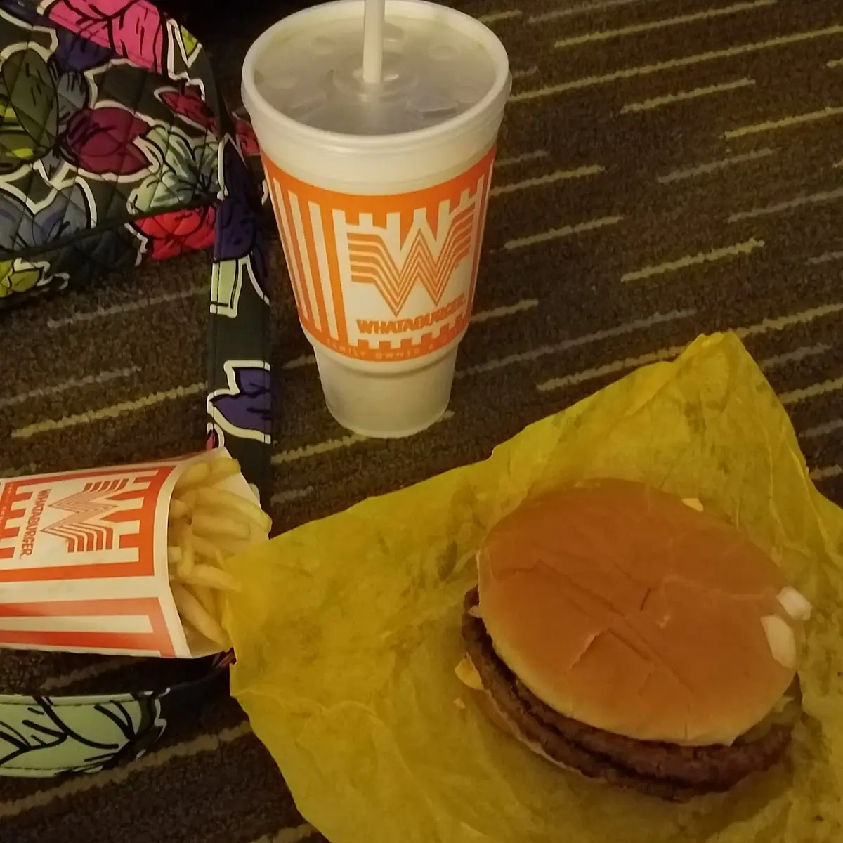 Double Cheeseburger and Fries