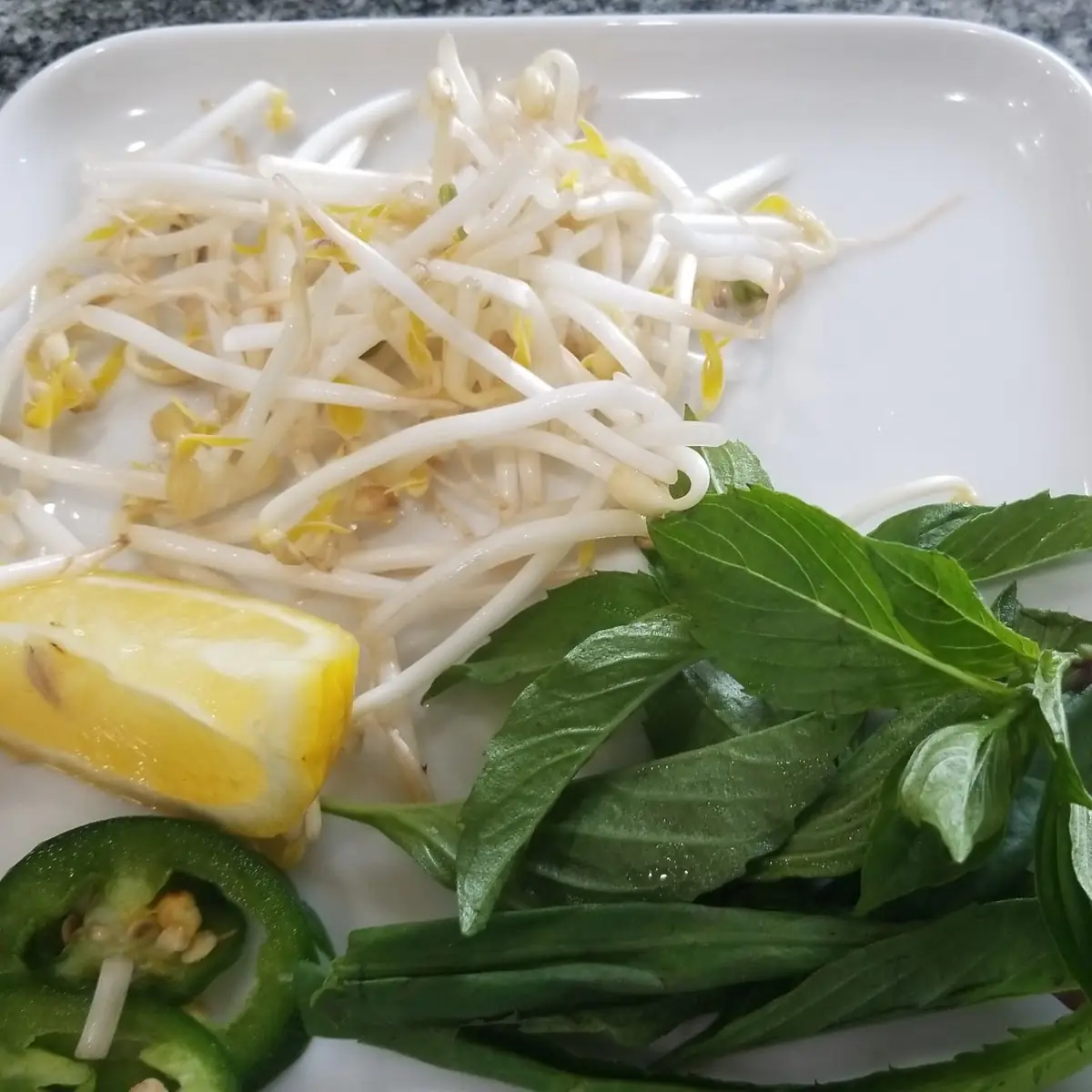Bean Sprouts and Thai Basil