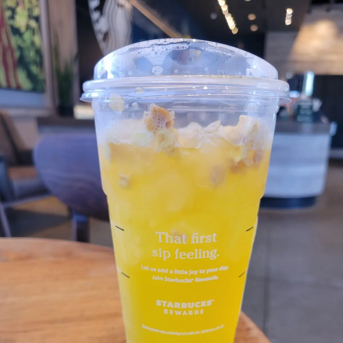 Pineapple Passionfruit Starbucks Refreshers Beverage