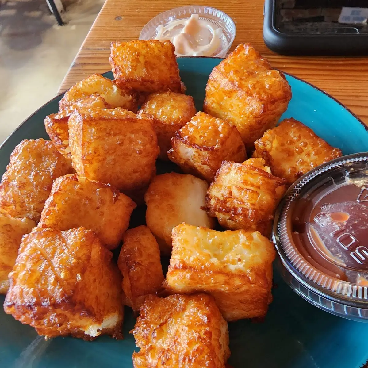 Queso Frito with Guava Maple Sauce